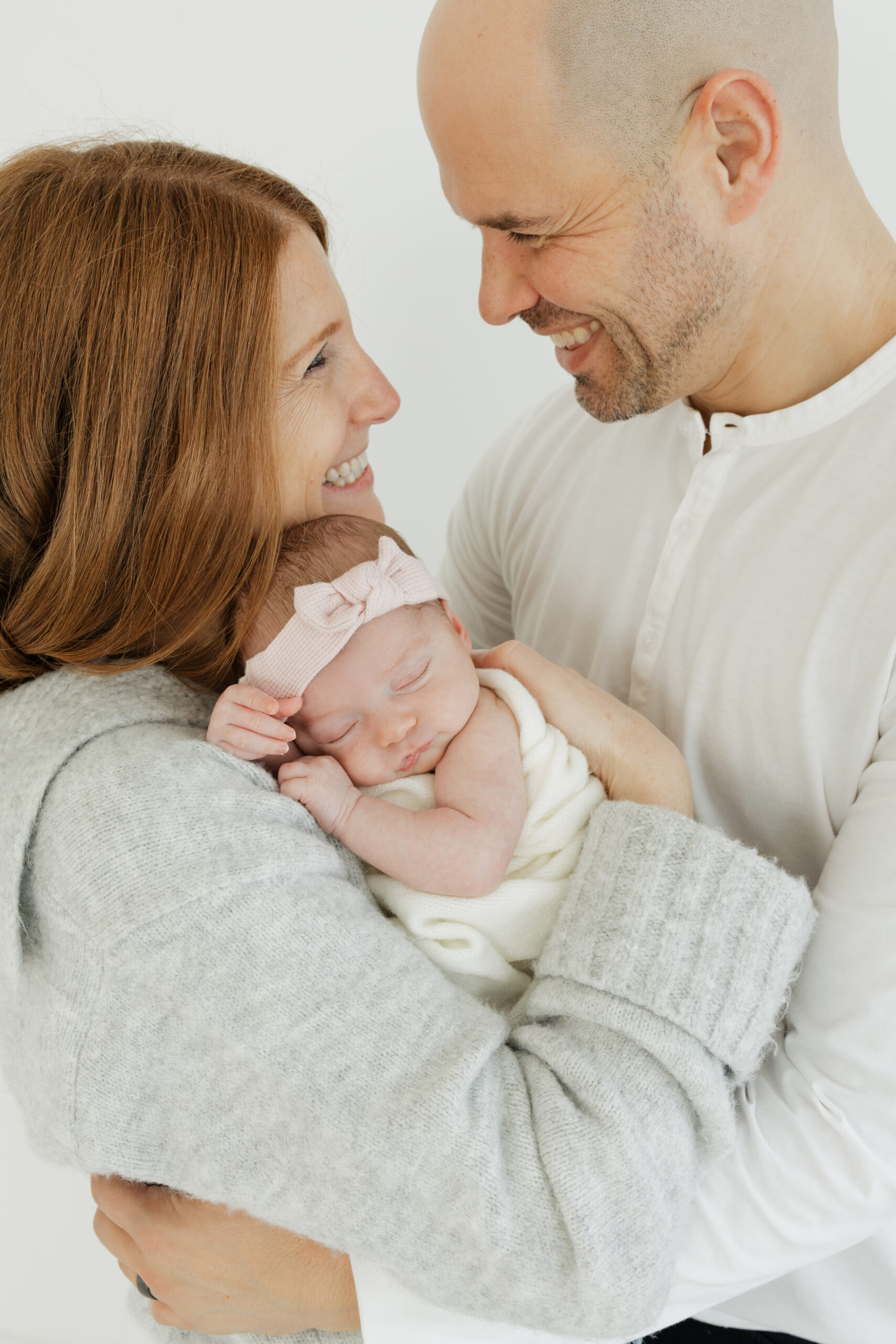 Newborn photography session in Beverly MA with natural light by North Shore MA photographer Samm Davidson